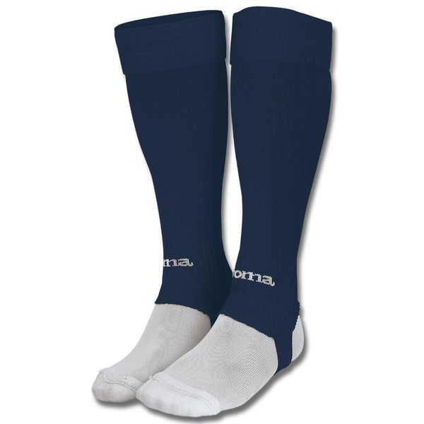 Getry piłkarskie unisex Joma Leg II treningowe długie skarpety bez stopy. Niebieskie skarpetki JOMA, bez wzorów. Za 69,50 zł.