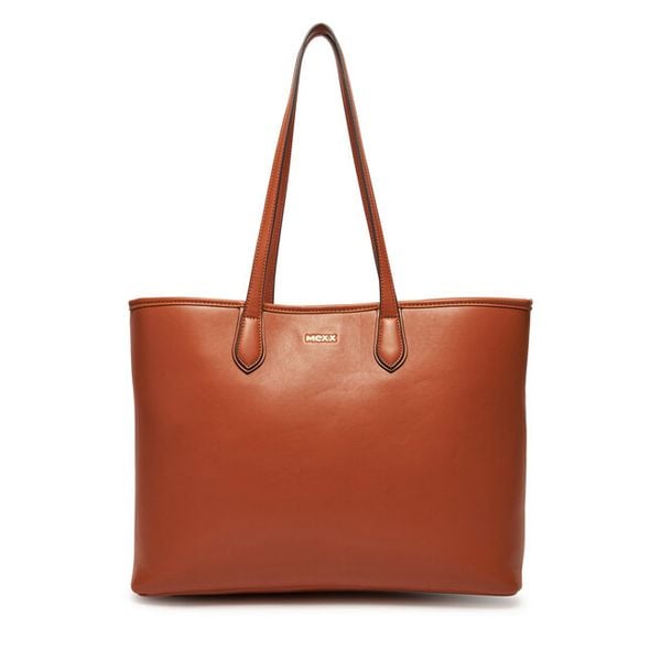 Torebka MEXX. Brązowe shopper bag Mexx, bez wzorów, bez dodatków. Za 229,99 zł.