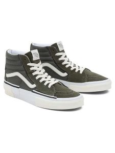 Vans Sneakersy "SK8-Hi Reconstruct" w kolorze khaki rozmiar: 38. Brązowe trampki Vans, bez wzorów, za kostkę, bez zapięcia. Za 220,12 zł.