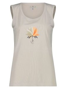 Cmp Top funkcyjny w kolorze beżowym rozmiar: 46. Brązowe topy CMP, bez wzorów, z materiału, bez kołnierzyka, bez ramiączek. Za 57,60 zł.