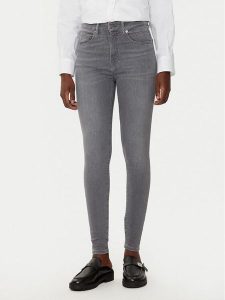 BOSS Jeansy Maye 50529981 Szary Slim Fit. Szare jeansy Boss, bez wzorów, z bawełny. Za 279,99 zł.