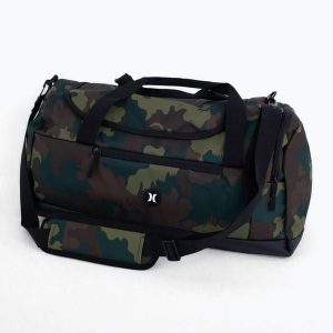 Torba podróżna Hurley Union Duffle 40. Zielone torby podróżne i sportowe hurley, bez wzorów, z materiału. Za 229,99 zł.