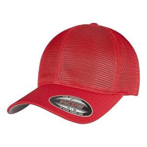 Czapka Z Daszkiem 360 Omnimesh. Białe czapki FLEXFIT, bez wzorów. Za 87,99 zł.