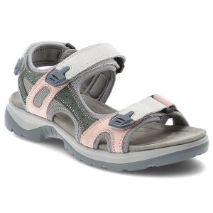 Sandały damskie McKeylor, cholewka ze skóry naturalnej regulowane paski na rzepy płaska podeszwa, szare, 95416. Szare sandały McKeylor, bez wzorów, ze skóry, bez obcasa, na płaskiej podeszwie, bez zapięcia. Za 159,00 zł.