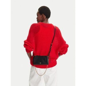 Torebka PINKO. Czarne torebki klasyczne Pinko, bez wzorów, bez dodatków. Za 656,99 zł.