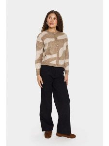 SAINT TROPEZ Kardigan w kolorze beżowym rozmiar: XL. Brązowe kardigany Saint Tropez. Za 126,99 zł.