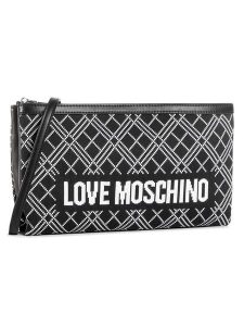LOVE MOSCHINO Torebka JA28173G0OIA0000 Czarny. Czarne torebki klasyczne LOVE MOSCHINO, bez wzorów, z materiału, bez dodatków. Za 649,00 zł.