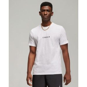 Koszulka Jordan Air Biała - DM3182-100. Białe bluzki Jordan, bez wzorów, sportowe, bez kołnierzyka, bez ramiączek. Za 171,35 zł.