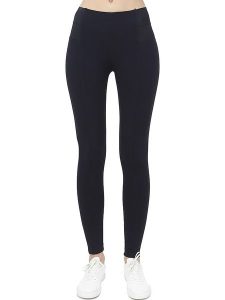 ASSUILI Legginsy w kolorze granatowym rozmiar: 38. Niebieskie legginsy Assuili, bez wzorów, z standardowym stanem. Za 100,99 zł.