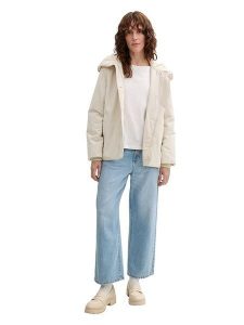 Tom Tailor Parka w kolorze kremowym rozmiar: L. Brązowe płaszcze Tom Tailor, l, bez wzorów, bez kaptura. Za 215,71 zł.