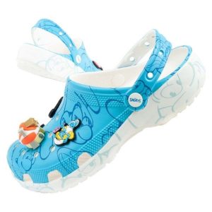 Klapki Crocs Smurfs W 210820-90H. Klapki bez wzorów, bez obcasa. W wyprzedaży za 373,21 zł.
