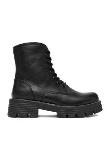 JENNY Trapery CEO-SONEQUA WS6119-07 Czarny. Czarne buty zimowe Jenny, z materiału, bez obcasa, bez zapięcia. Za 179,99 zł.