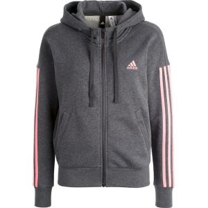 Adidas Performance Bluza rozpinana Dark grey heather/tactile rose. Bluzy marki adidas Performance. W wyprzedaży za 199,20 zł.