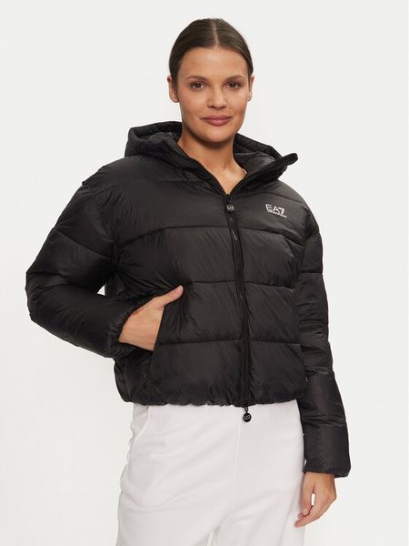 EA7 Emporio Armani Kurtka zimowa 6DTB17 TNGPZ 0210 Czarny Relaxed Fit. Czarne kurtki EA7 Emporio Armani, na zimę, xl, bez wzorów, z syntetyku, bez kaptura. Za 579,99 zł.