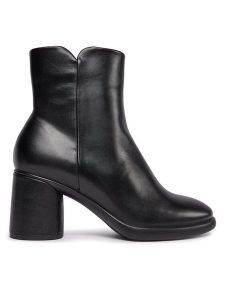 ECCO Botki Sculpted Lx 55 22261301001 Czarny. Czarne botki ecco, bez wzorów, ze skóry, bez obcasa, na słupku, bez zapięcia. Za 569,99 zł.