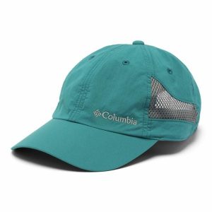 Czapka z daszkiem Columbia Tech Shade II Hat. Niebieskie czapki Columbia, bez wzorów, sportowe. Za 109,75 zł.