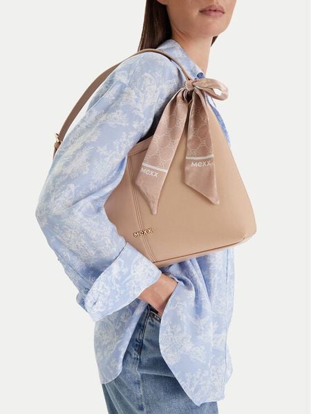 MEXX Torebka CEO-MEXX-S-007-09 Beżowy. Brązowe torebki klasyczne Mexx, bez wzorów, z materiału, bez dodatków. Za 179,99 zł.