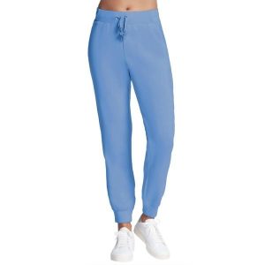 Spodnie sportowe damskie Skechluxe Elevate Jogger Pant. Niebieskie spodnie sportowe Skechers, bez wzorów, z poliesteru. Za 229,99 zł.