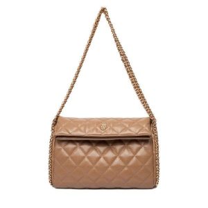 Torebka Badura. Brązowe torebki klasyczne Badura, bez wzorów, bez dodatków. Za 279,99 zł.