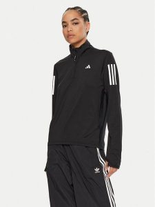 Adidas Bluza techniczna Own the Run IK7440 Czarny Regular Fit. Czarne bluzy ADIDAS, xl, bez wzorów, z syntetyku, bez kaptura. Za 189,99 zł.
