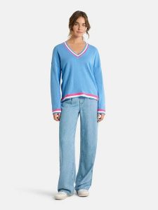 LIEBLINGSSTÜCK Bluza "Malin" w kolorze błękitnym rozmiar: 44. Niebieskie bluzy LIEBLINGSSTÜCK, bez wzorów, z bawełny, bez kaptura. Za 272,31 zł.