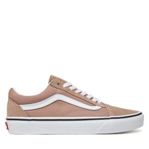 Vans. Brązowe trampki Vans, bez wzorów, bez zapięcia. Za 229,99 zł.