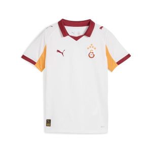Młodzieżowa koszulka wyjazdowa Galatasaray SK 25/26 PUMA. Biała bluzki Puma, m, bez wzorów, młodzieżowe, bez kołnierzyka, bez ramiączek. Za 349,00 zł.