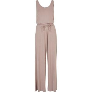Bez rękawów jumpsuit modal duże rozmiary kobiet Urban Classics. Niebieskie kombinezony Urban Classics, m, bez wzorów, z jersey, eleganckie, bez kołnierzyka, bez ramiączek, długie. Za 270,55 zł.