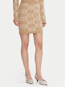 PINKO Spódnica mini Bang Bang 106040 A2YD Beżowy Slim Fit. Brązowe spódnice Pinko, m, bez wzorów, z wiskozy, mini. Za 452,99 zł.
