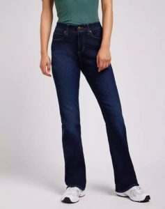 LEE DAMSKIE SPODNIE JEANSOWE ULC BOOTCUT MAIN THRILL 112350781 L35U016197. Jeansy Lee, bez wzorów, z jeansu. Za 199,99 zł.