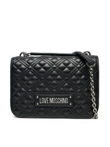 LOVE MOSCHINO Torebka JC4000PP1MLA000B Czarny. Czarne torebki klasyczne LOVE MOSCHINO, bez wzorów, ze skóry, bez dodatków. Za 469,99 zł.