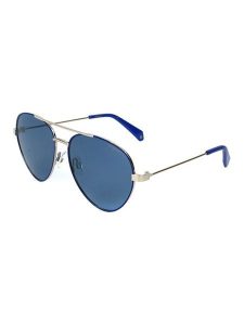 Polaroid Damskie okulary przeciwsłoneczne w kolorze srebrno-niebieskim rozmiar: 59. Niebieskie okulary przeciwsłoneczne Polaroid. Za 164,95 zł.