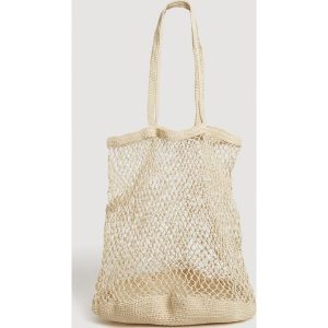 Mango - Torebka Posmar. Szare shopper bag marki Mango, z bawełny. W wyprzedaży za 89,90 zł.