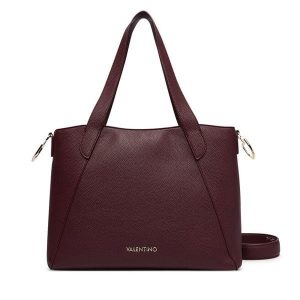 Torebka Valentino. Czerwone shopper bag Valentino, bez wzorów, bez dodatków. Za 749,99 zł.