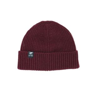 Czapka dzianinowa – z obszyciem / rozmiar uniwersalny (bordowa). Czerwone czapki SURF MONKEY, bez wzorów, z dzianiny, wakacyjne. Za 119,95 zł.