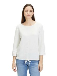 CARTOON Bluza w kolorze białym rozmiar: 40. Białe bluzy Cartoon, bez wzorów, bez kaptura. Za 79,03 zł.