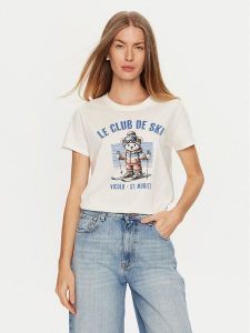 ViCOLO T-Shirt RS0055 Biały Regular Fit. Białe t-shirty ViCOLO, bez wzorów, z bawełny, bez kołnierzyka, bez ramiączek. Za 149,99 zł.
