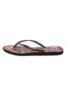 Roxy Japonki "Bermuda" w kolorze czarnym rozmiar: 36. Czarne klapki Roxy, bez wzorów, z otwartym noskiem, bez obcasa. Za 76,95 zł.