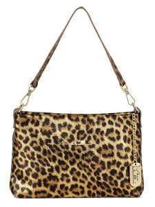 Anna Morellini Skórzana torebka "Delfina" w kolorze czarno-beżowym - 25 x 16 x 4 cm rozmiar: onesize. Brązowe torebki klasyczne Anna Morellini, bez wzorów, z materiału, przez ramię, bez dodatków. Za 195,99 zł.