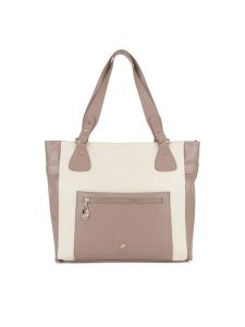 Beverly Hills Polo Club Torebka BHPC-C-002-07 Różowy. Czerwone shopper bag Beverly Hills Polo Club, bez wzorów, bez dodatków. Za 159,99 zł.