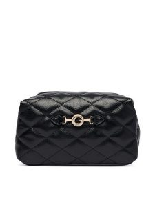 Guess Kosmetyczka PW7589 P6490 Czarny. Czarne torebki klasyczne Guess, z aplikacjami, ze skóry, bez dodatków. Za 214,99 zł.