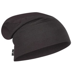 Czapka dla dorosłych Buff Merino Heavyweight Beanie. Czarne czapki Buff, bez wzorów, z wełny, sportowe. Za 149,99 zł.
