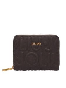 Liu Jo Portfel AF6156 E1139 Brązowy ciemny. Brązowe portfele Liu Jo, bez wzorów, ze skóry. Za 249,99 zł.