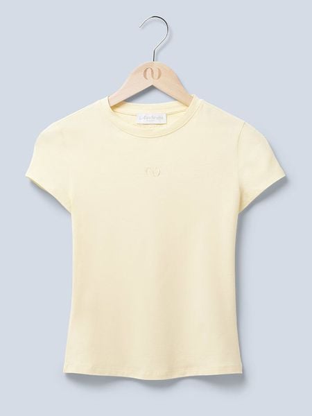 LeGer Koszulka w kolorze żółtym rozmiar: 40. Żółte bluzki LeGer, bez wzorów, bez kołnierzyka, bez ramiączek. Za 113,90 zł.