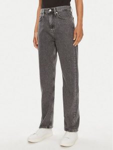Calvin Klein Jeans Jeansy J20J223657 Szary Straight Fit. Szare jeansy Calvin Klein Jeans, bez wzorów, z bawełny. Za 249,99 zł.
