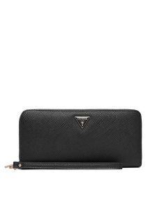 Guess Portfel Gilda SLG SWZG97 47146 Czarny. Czarne portfele Guess, z aplikacjami, ze skóry. Za 294,99 zł.