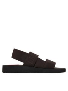 LOVE MOSCHINO Sandały JA16033G0OJN7203 Brązowy. Brązowe sandały LOVE MOSCHINO, bez wzorów, z materiału, bez obcasa, na płaskiej podeszwie, bez zapięcia. Za 519,99 zł.