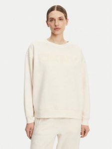 DKNY Sport Bluza DP5T1140 Écru Regular Fit. Bluzy DKNY Sport, l, bez wzorów, z bawełny, bez kaptura. Za 229,99 zł.