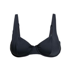 Stanik bikini D-cup dla Kobiety BEACH CLASSICS Czarny. Brązowe bikini Roxy, bez wzorów, z elastanu. Za 189,99 zł.