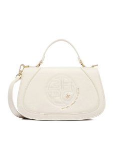 Beverly Hills Polo Club Torebka CEO-BHPC-L-003-09 Écru. Torebki klasyczne Beverly Hills Polo Club, bez wzorów, z materiału, bez dodatków. Za 169,99 zł.